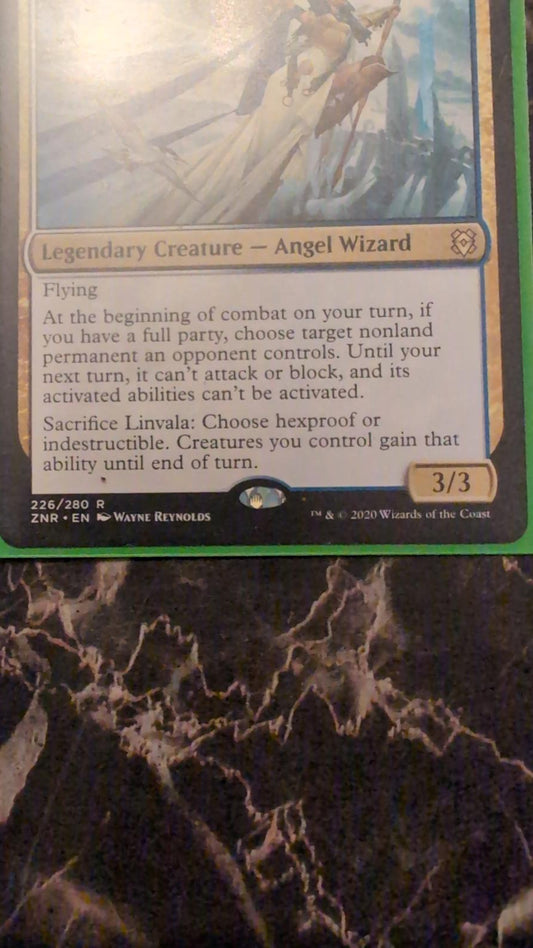 Linvala, Shield of Sea Gate #226  Zendikar Rising Magic The Gathering Card mtgx1