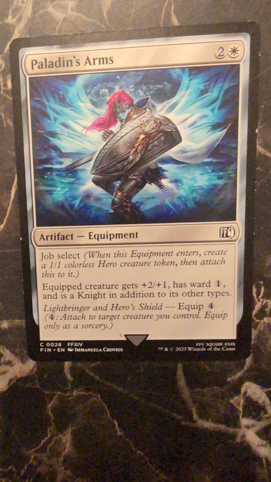 Paladin's Arms #28  Final Fantasy Magic: The Gathering Card MTG 1x
