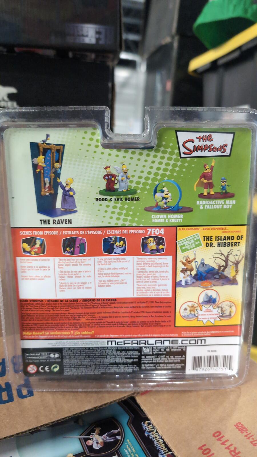 The Simpsons The Raven from Treehouse of Horror 1 figure set by McFarlane Toys