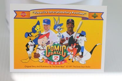 1991 Upper Deck Comic Ball 2 warner bros #01  Looney Tunes MLB Trading Card