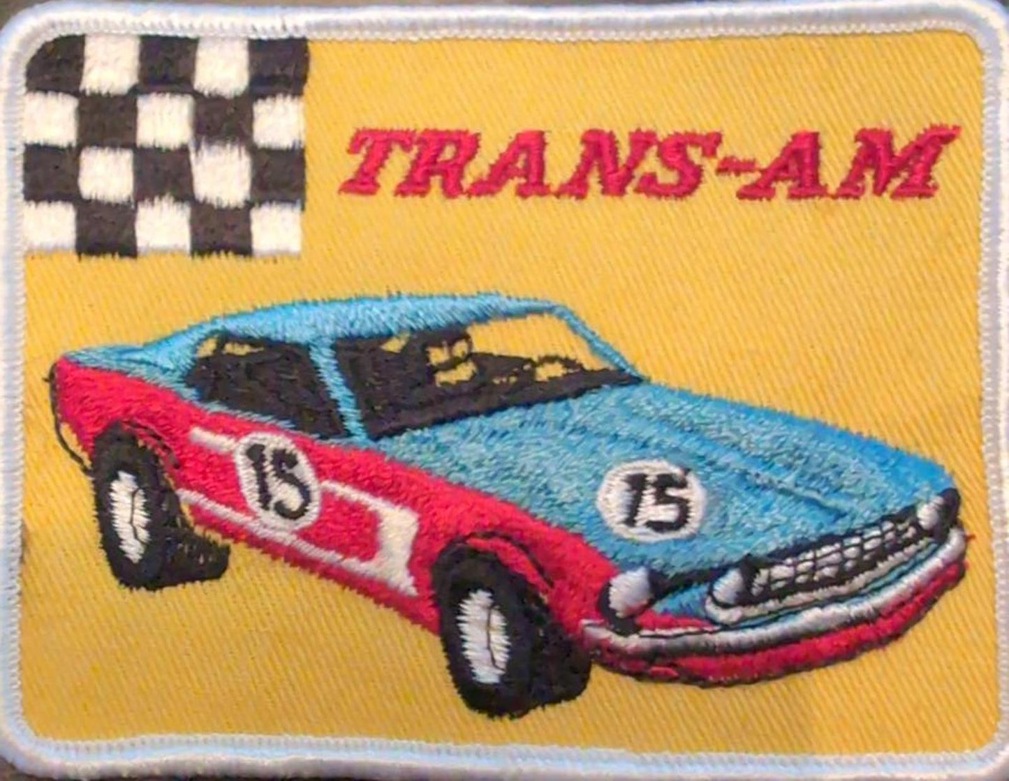 Vintage Trans-Am Racing Car Sew on Embroidered Patch Trans am TransAm Pontiac