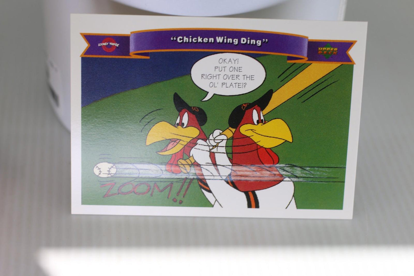 1991 Upper Deck Comic Ball 2 warner bros #125 Looney Tunes MLB Trading Card