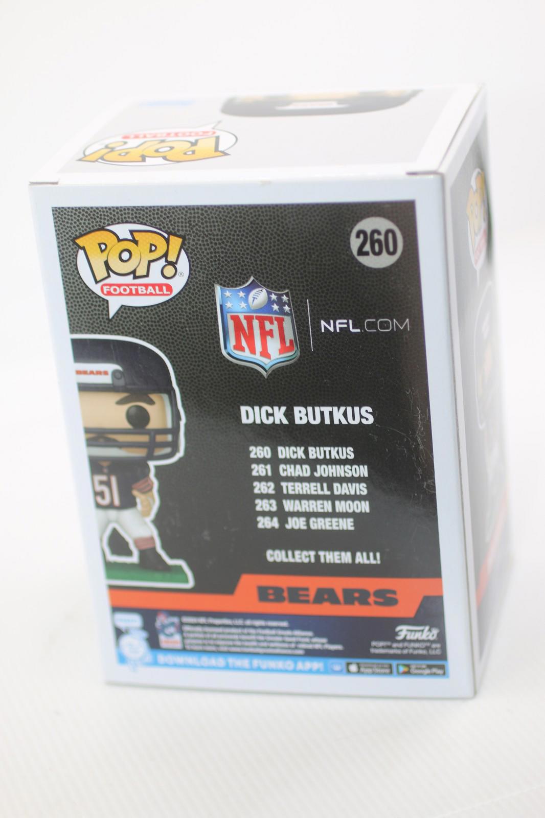 DICK BUTKUS - Chicago Bears - NFL Funko Pop! #260 Collectible Vinyl Figure NEW