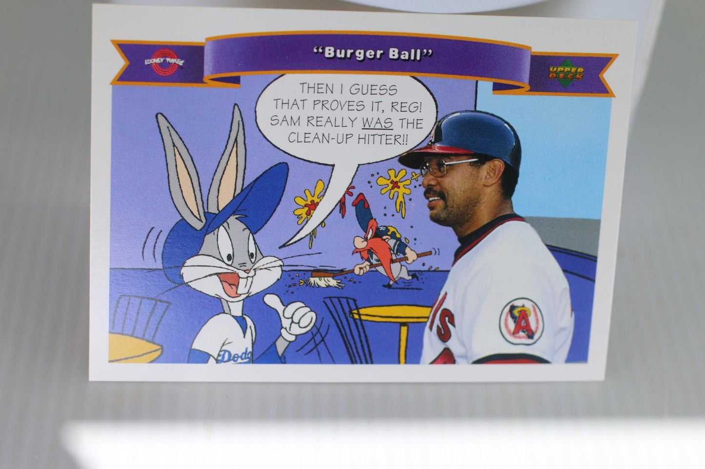 1991 Upper Deck Comic Ball 2 warner bros #117 Looney Tunes MLB Trading Card
