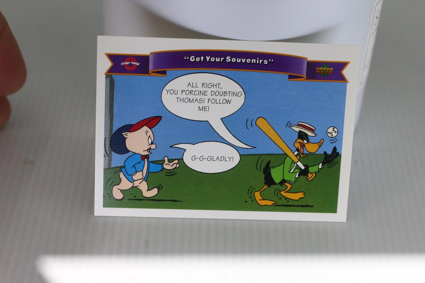 1991 Upper Deck Comic Ball 2 warner bros #180 Looney Tunes MLB Trading Card
