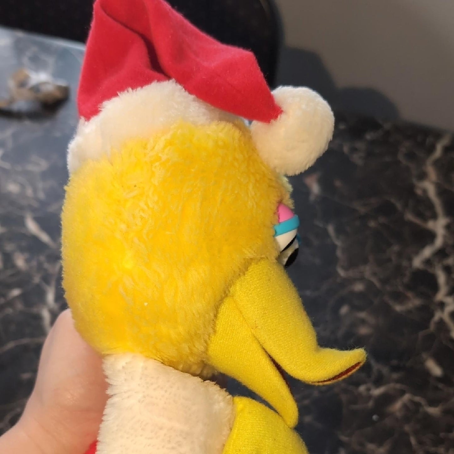 23" Sesame Street BIG BIRD Plush Furry Christmas Stocking ~ Jim Henson Rare Toy