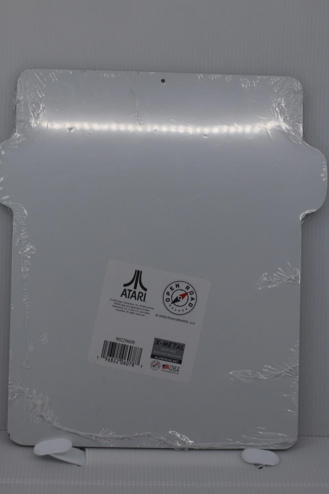 ATARI MISSILE COMMAND LOGO 11IN METAL SIGN