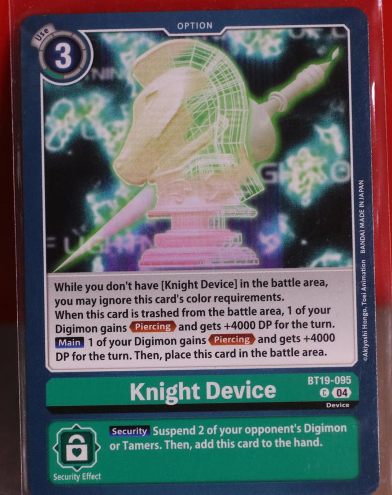 Digimon Card x1 TCG Knight Device - Release Special Booster 2.5 (BT19-20)