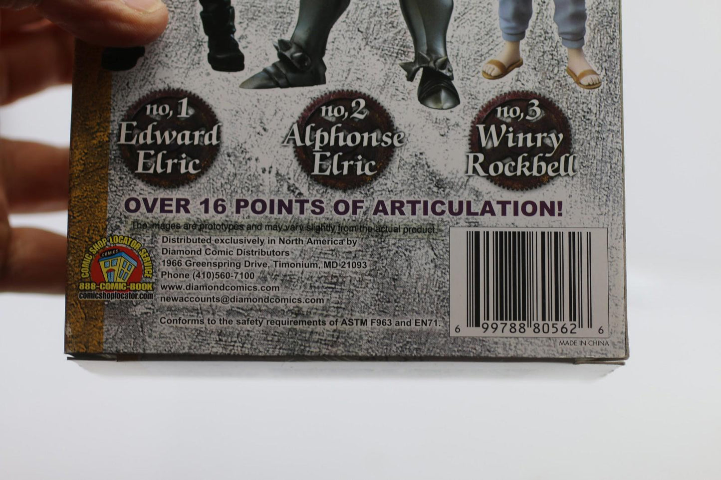 Play Arts Fullmetal Alchemist no.3 Winry Rockbell 2004 action figure toy openBox