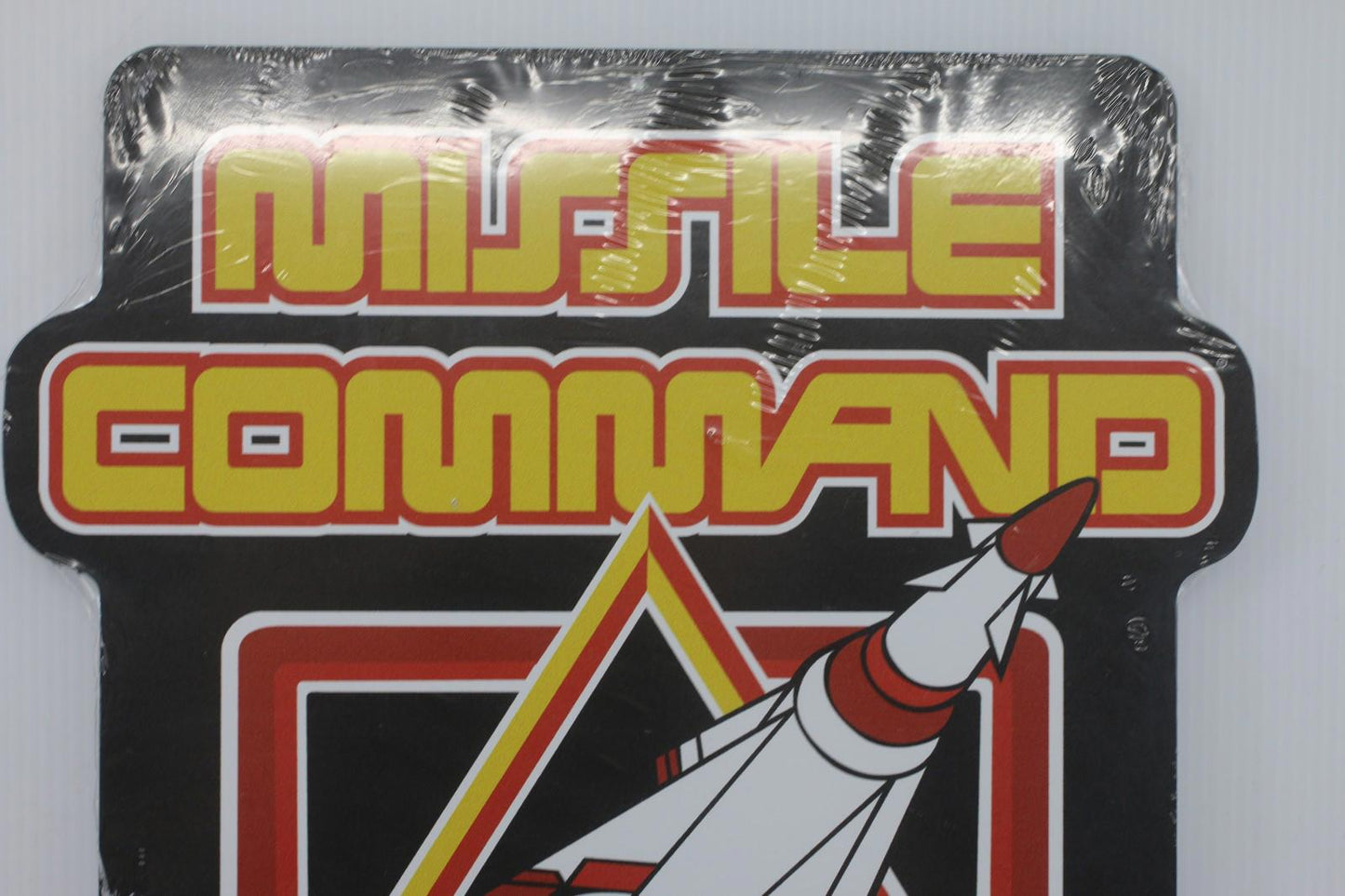ATARI MISSILE COMMAND LOGO 11IN METAL SIGN