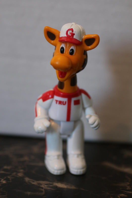 Vintage 1999 Toys R Us Geoffrey The Giraffe 3.5” Toy Baseball TRU figure #2