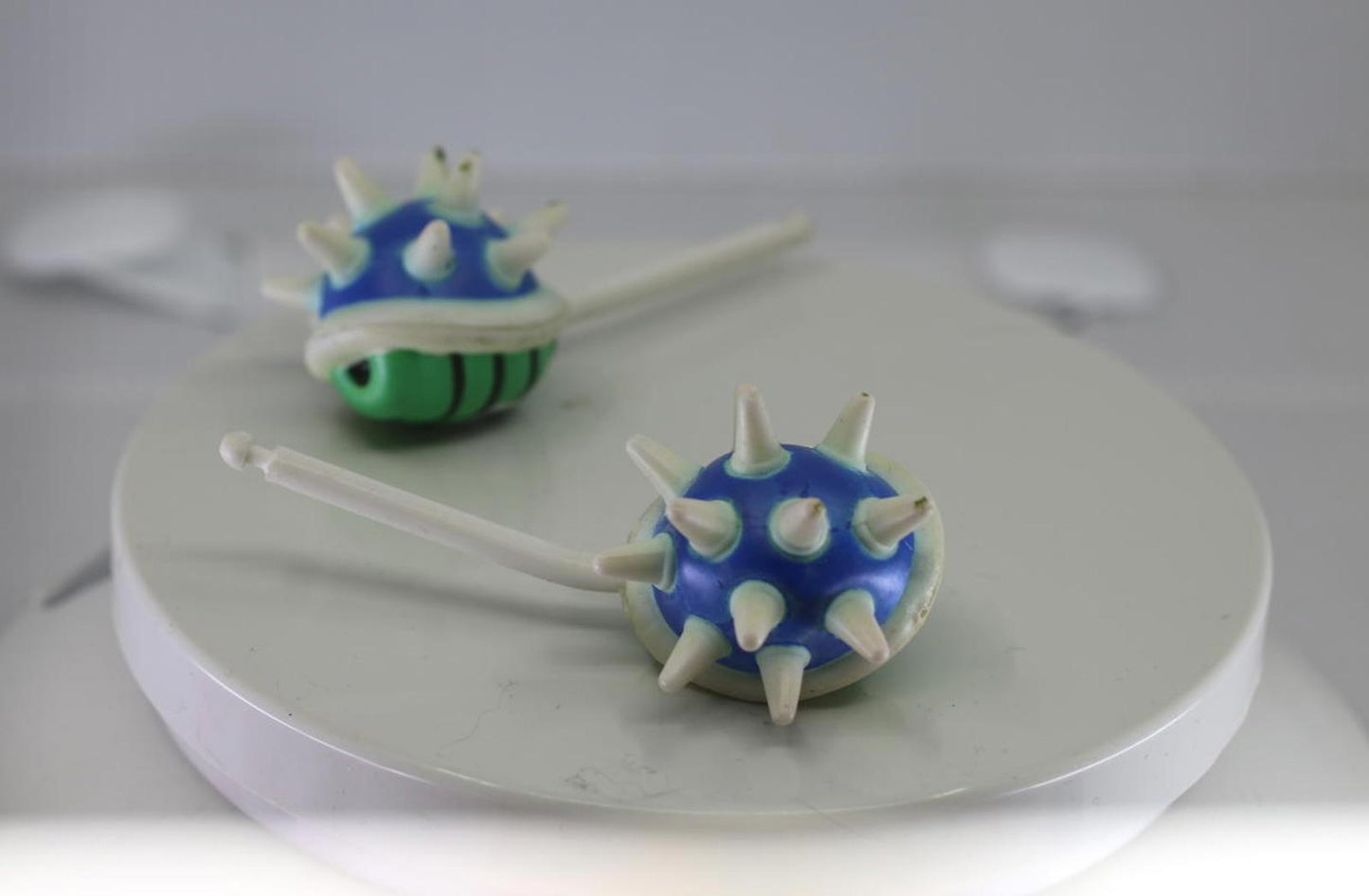 2x Blue shell projectile for Toy Biz Nintendo Super Mario Kart 64 Pull-Back Car