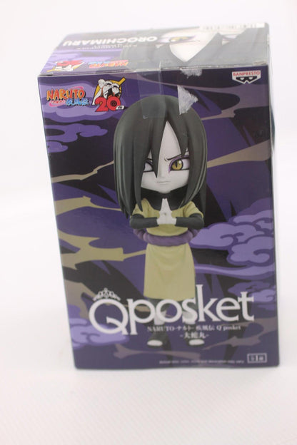 Q Posket Orochimaru 20TH ANNIVERSARY NARUTO SHIPPUDEN PVC MISB BANDAI QPOSKET