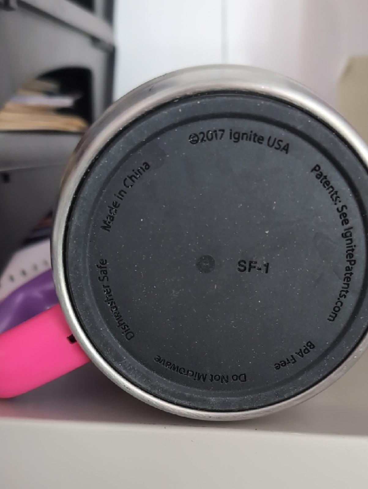 Bubba Insulated Stainless Steel Travel Mug - Pink & Purple Lid and Handle