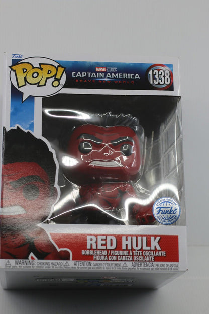 FUNKO POP! SUPER Captain America Brave New World Movie Red Hulk Vinyl 1366