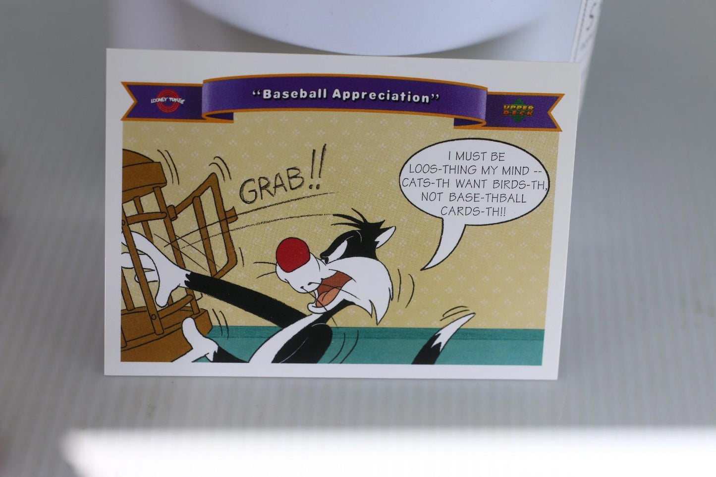 1991 Upper Deck Comic Ball 2 warner bros #164 Looney Tunes MLB Trading Card