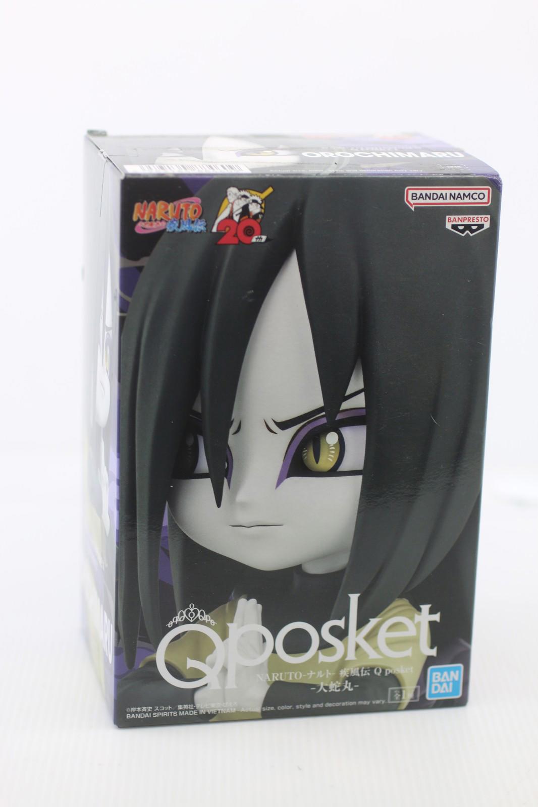 Q Posket Orochimaru 20TH ANNIVERSARY NARUTO SHIPPUDEN PVC MISB BANDAI QPOSKET