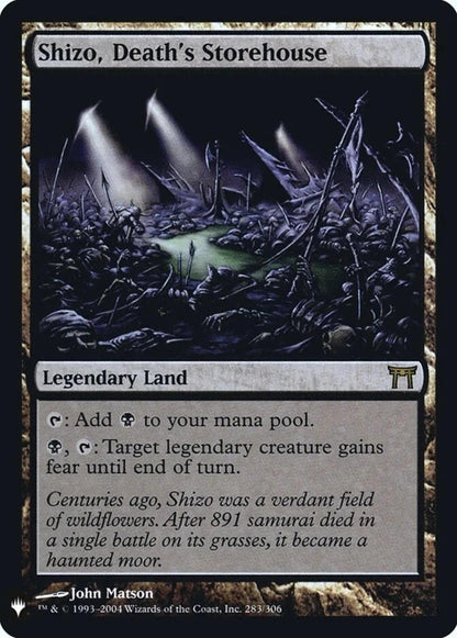 Shizo, Death's Storehouse #120 Foil  Mystery Booster Retail Edition MTG Card