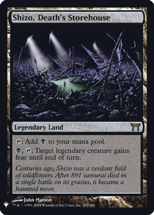 Shizo, Death's Storehouse #120 Foil  Mystery Booster Retail Edition MTG Card