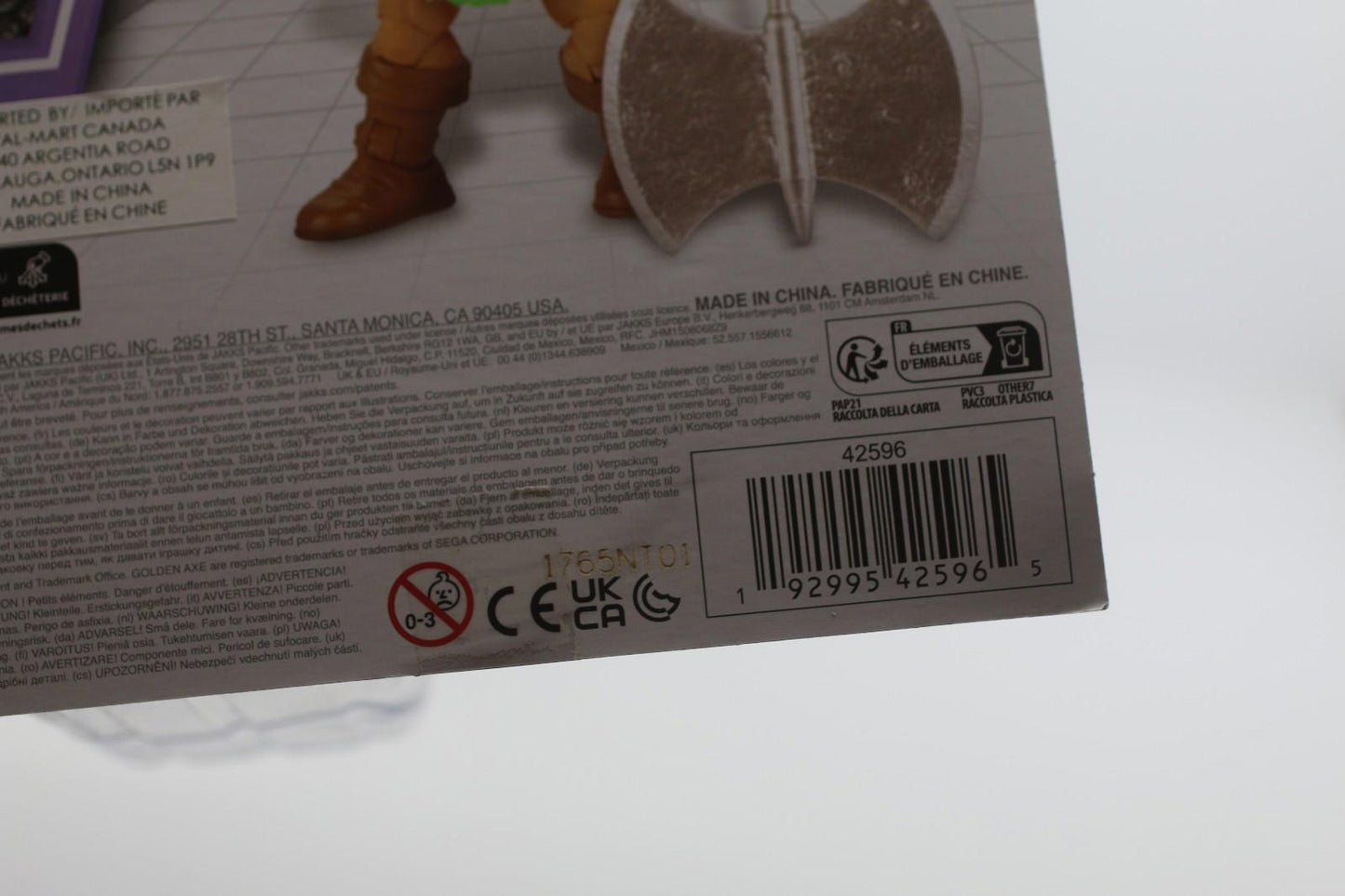 Golden Axe Gilius Thunderhead Jakks Pacific Exclusive Sega Genesis action Figure