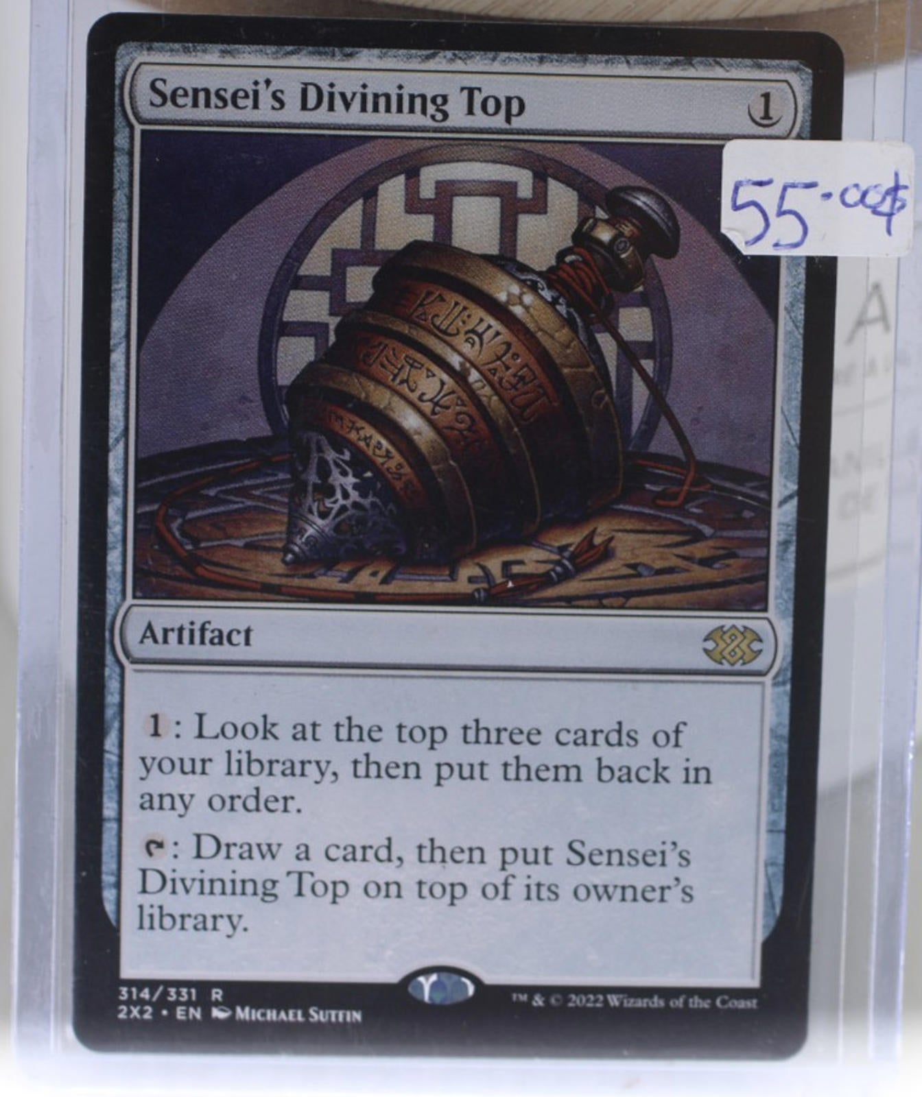 MTG X1 Sensei's Divining Top #314  Double Masters 2022 Magic the Gathering card