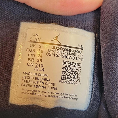 Jordan nike aik max aura basketball shoes Black youth US5.5Y