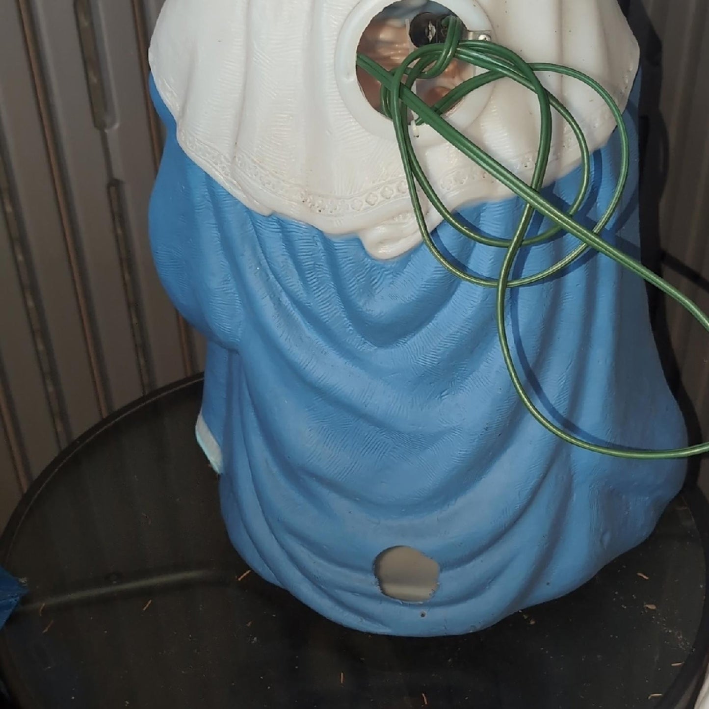 Nativity Scene Figurine with Blue and White Robes