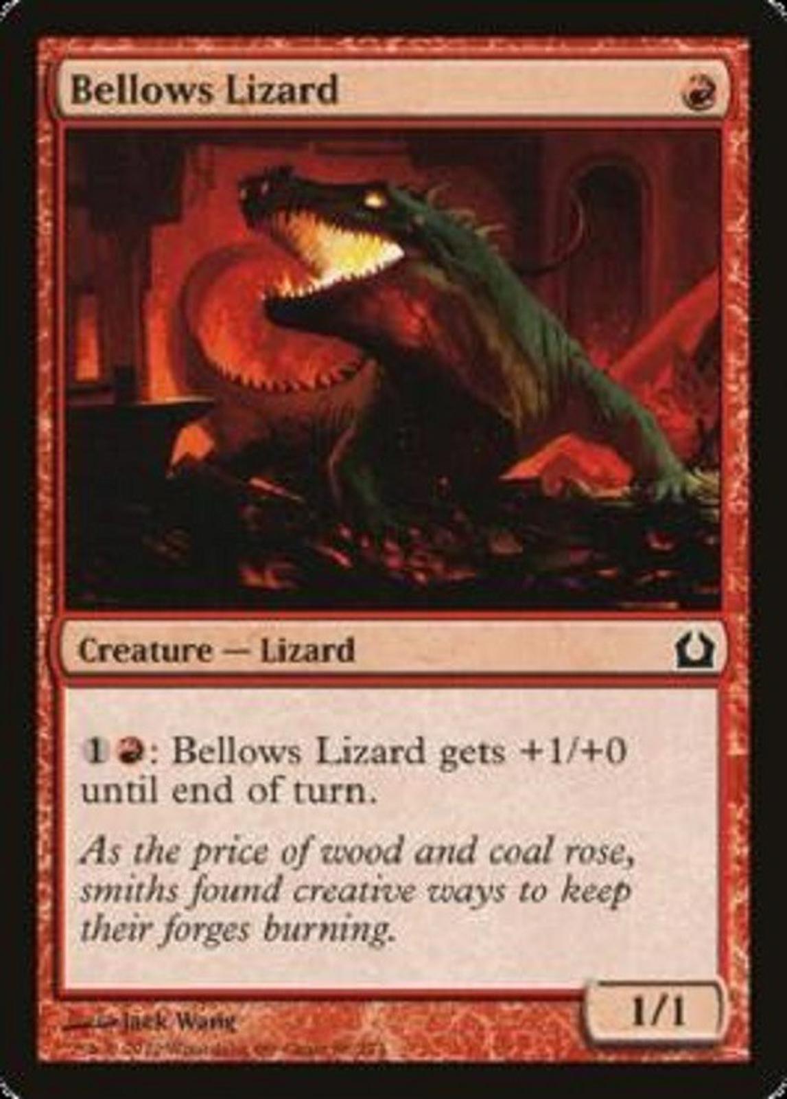 MTG 4x x4 Bellows Lizard  Return to Ravnica Magic the Gathering cards