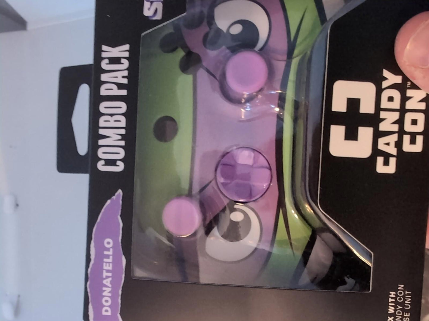 Donatello Combo Pack Turtles Shredder Revenge Candy Con Face Plate Nivkelodeon