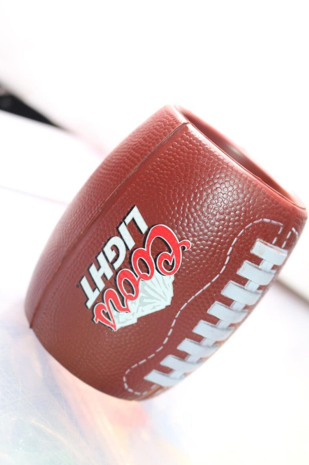 lot of 2 Cool American Football Can Coozie ! Coors Light Beer Promotion 4½''