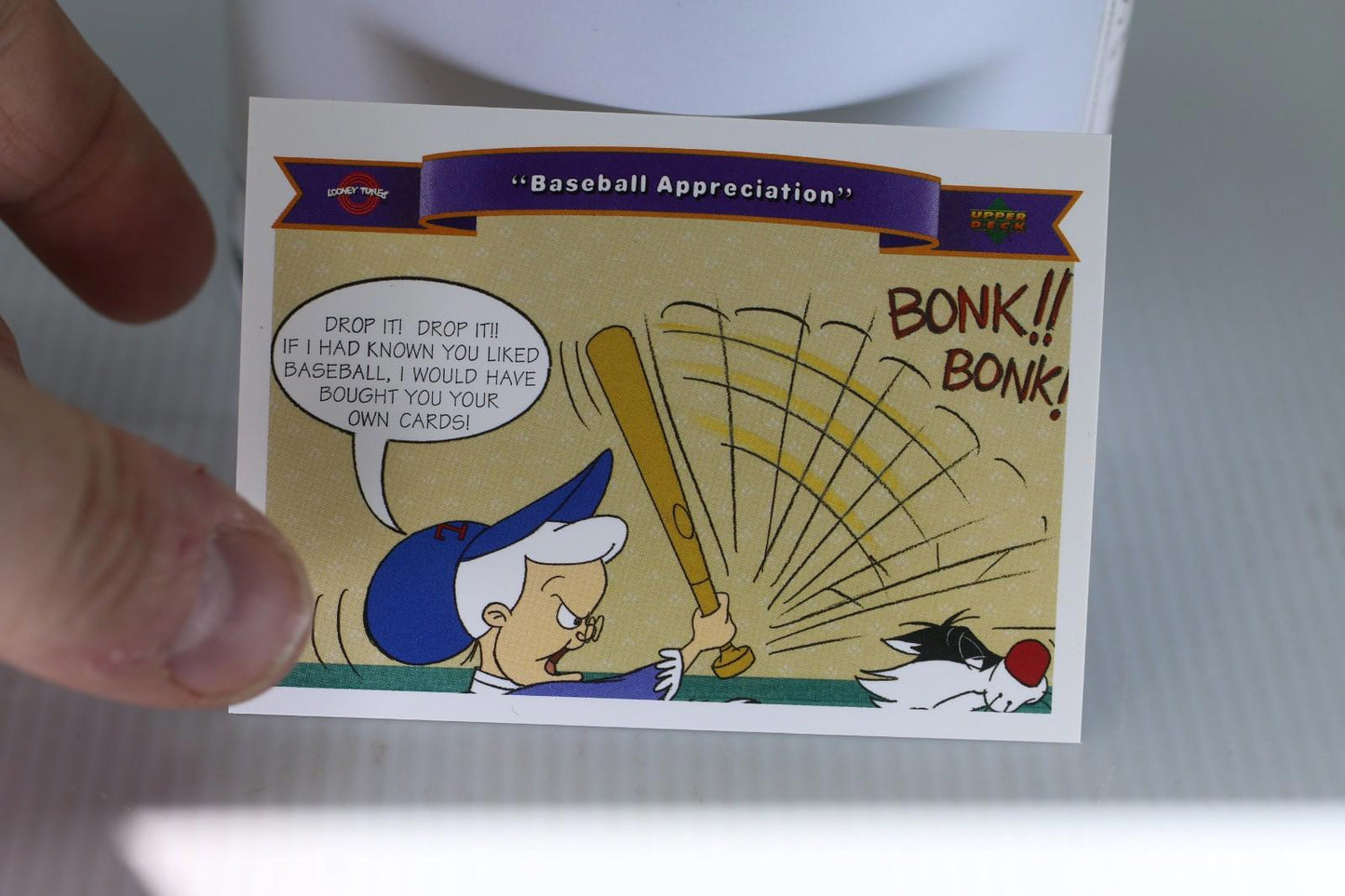 1991 Upper Deck Comic Ball 2 warner bros #169 Looney Tunes MLB Trading Card
