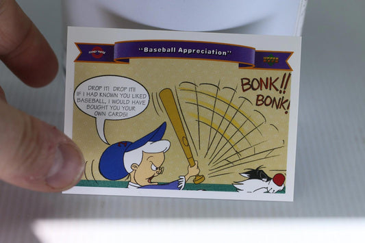 1991 Upper Deck Comic Ball 2 warner bros #169 Looney Tunes MLB Trading Card