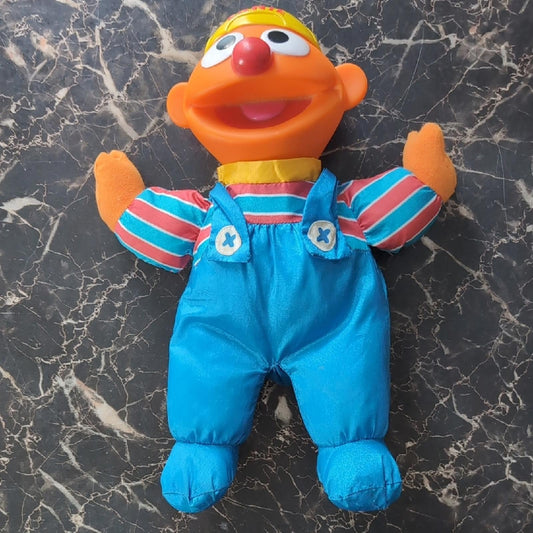 VINTAGE 1995 TYCO Sesame Street TUMBLING ERNIE 12" Plush STUFFED ANIMAL TOY