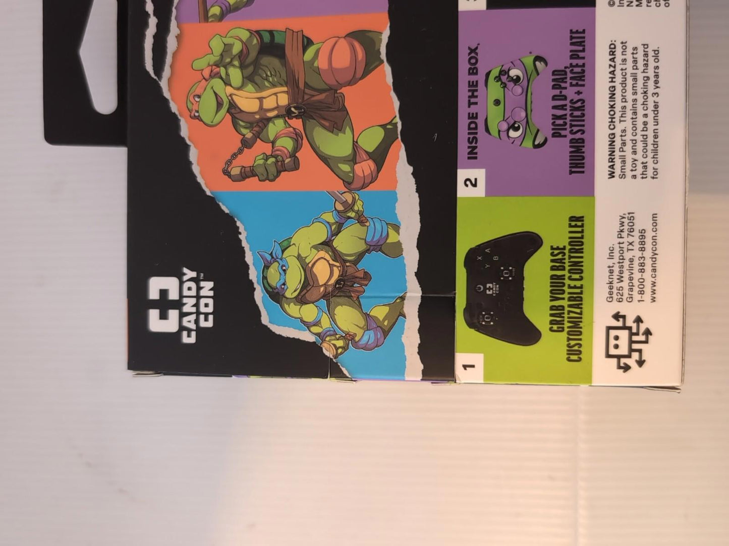 Donatello Combo Pack Turtles Shredder Revenge Candy Con Face Plate Nivkelodeon