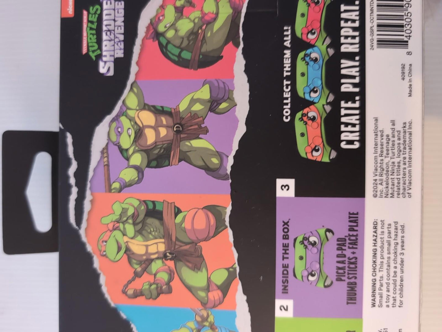 Donatello Combo Pack Turtles Shredder Revenge Candy Con Face Plate Nivkelodeon