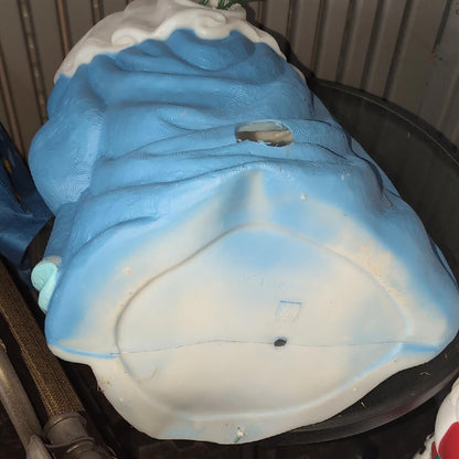 Nativity Scene Figurine with Blue and White Robes