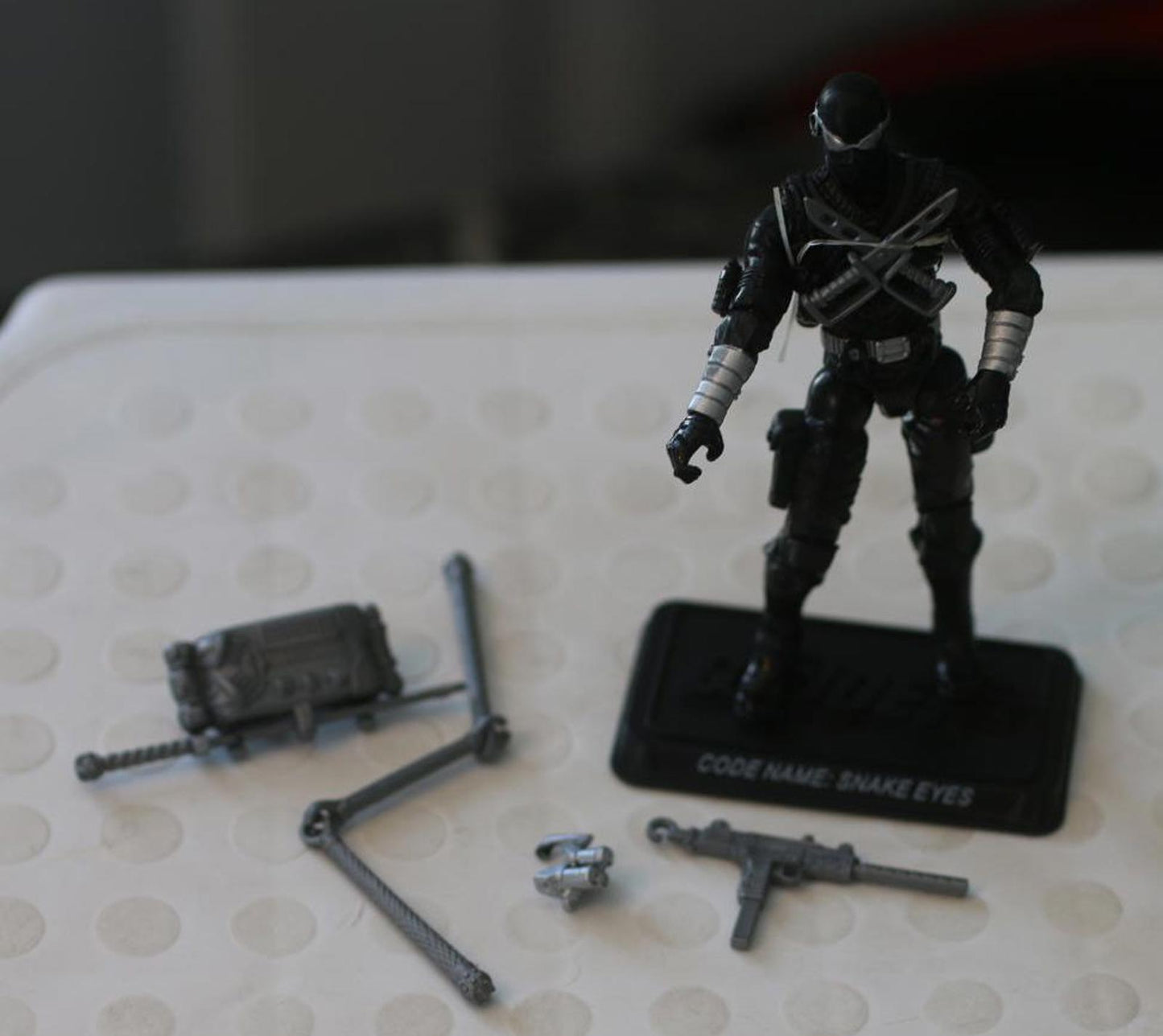 Snake Eyes v3 GI Joe 25th Anniversary Action Figure W Accessories A0125 Complete