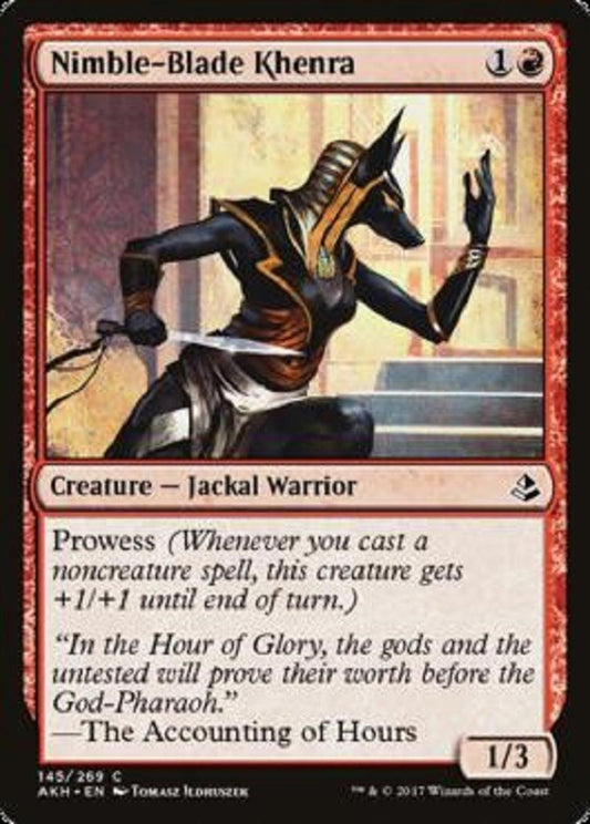 MTG 4x x4 Nimble-Blade Khenra Amonkhet Magic the Gathering cards