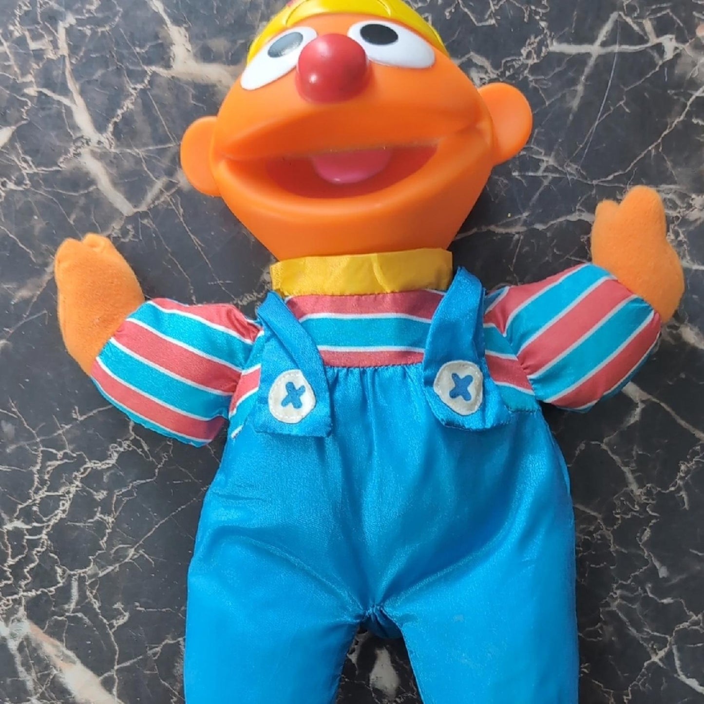VINTAGE 1995 TYCO Sesame Street TUMBLING ERNIE 12" Plush STUFFED ANIMAL TOY