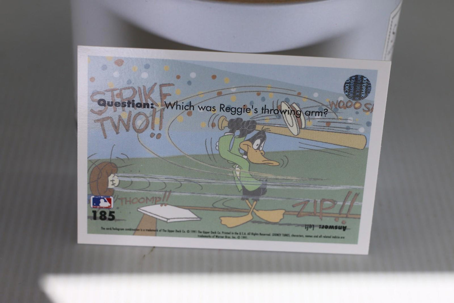 1991 Upper Deck Comic Ball 2 warner bros #185 Looney Tunes MLB Trading Card