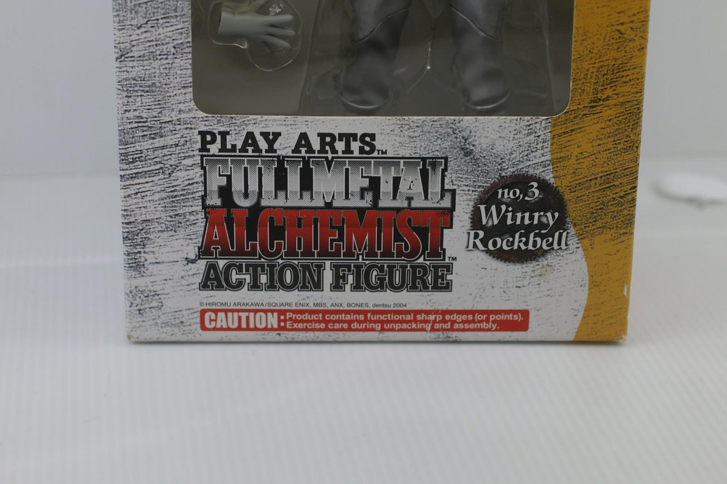 Play Arts Fullmetal Alchemist no.3 Winry Rockbell 2004 action figure toy openBox