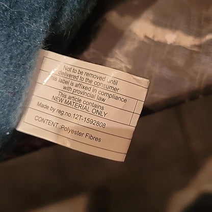 18" Gingerbread Doll Plush Overalls green clothes Santa Hat Christmas Decoration