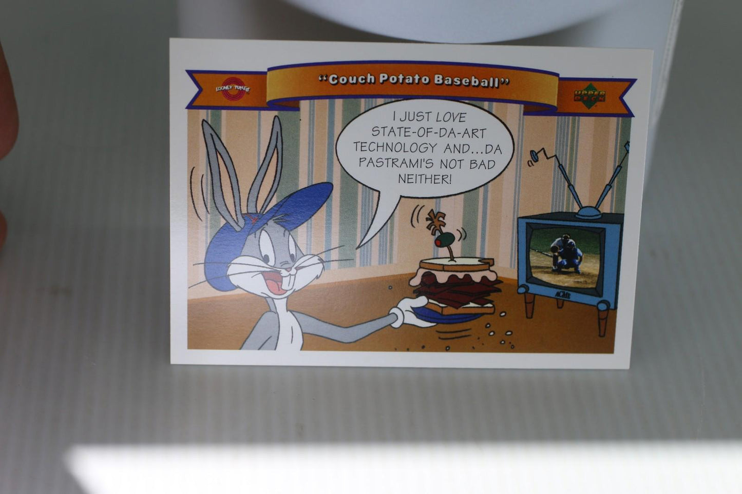 1991 Upper Deck Comic Ball 2 warner bros #54 Looney Tunes MLB Trading Card