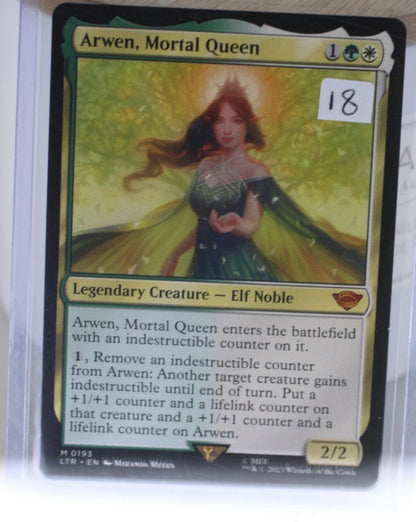 Arwen, Mortal Queen #193  The Lord of the Rings: Tales of Middle-Earth MTG CARD