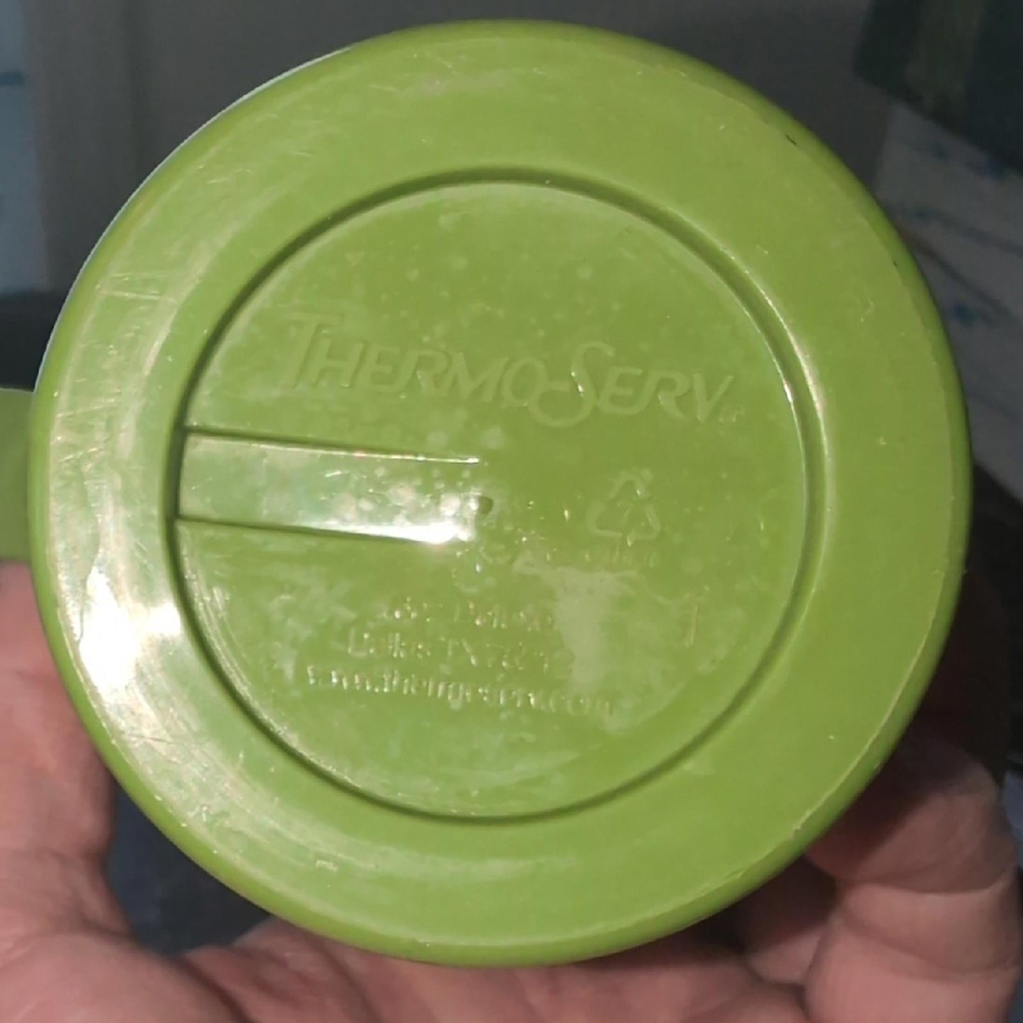 Tim Hortons Green Plastic 16 oz Travel Cup Make A Difference One Cup At A Time 2