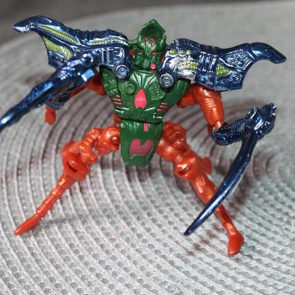 Transformers Beast Wars SCAREM Transmetals 2 Figure 100% Complete 1998 Vintage