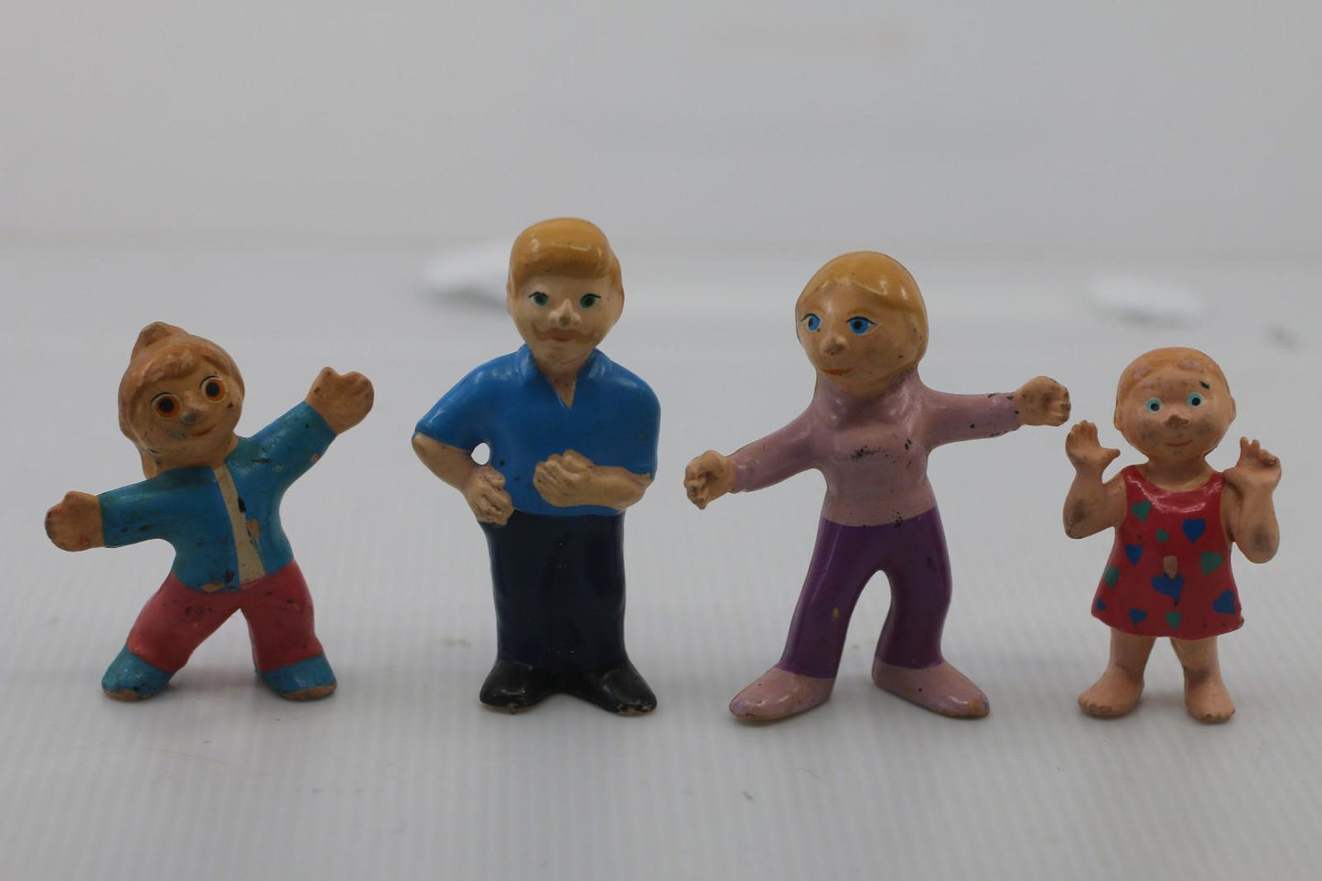 Lot de 4 figurines Passe-Partout vintage – Tous les personnages – Télé-Québec