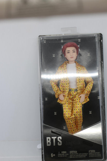 BTS Jung Kook Doll in Yellow Patterned Outfit figure toy
