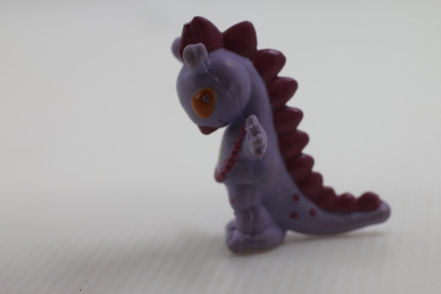 Purple Tyrannosaurus McDonalds T-Rex Dinosaur Happy Meal Toy Vtg 80s Tinosaurs