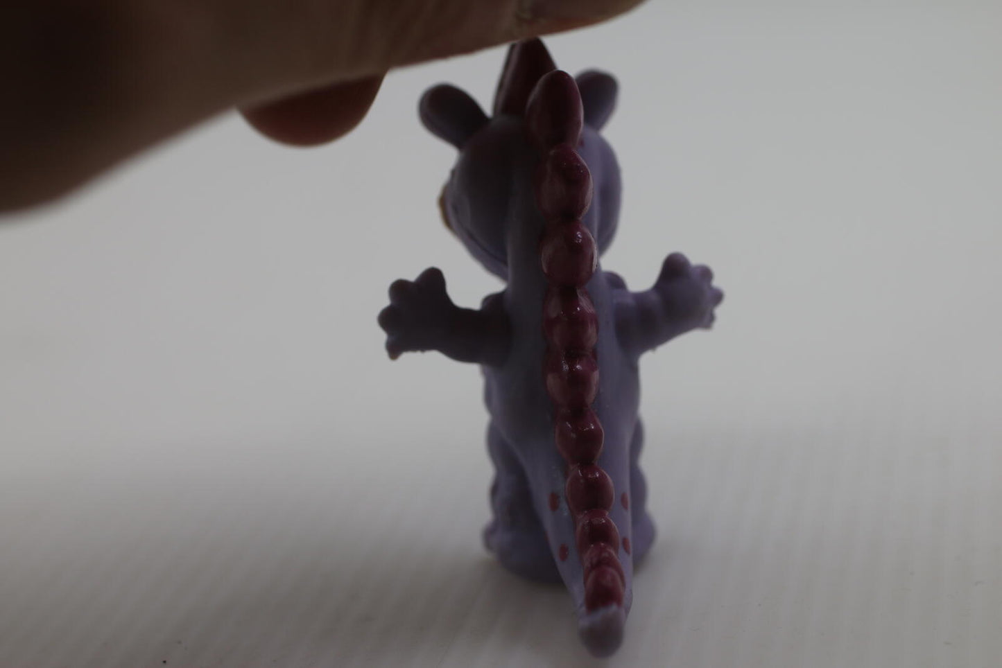 Purple Tyrannosaurus McDonalds T-Rex Dinosaur Happy Meal Toy Vtg 80s Tinosaurs